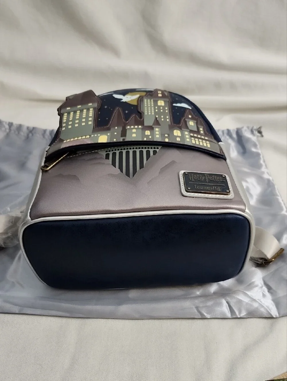 Loungefly Hogwarts Castle Mini Backpack and Golden Snitch Zip Wallet